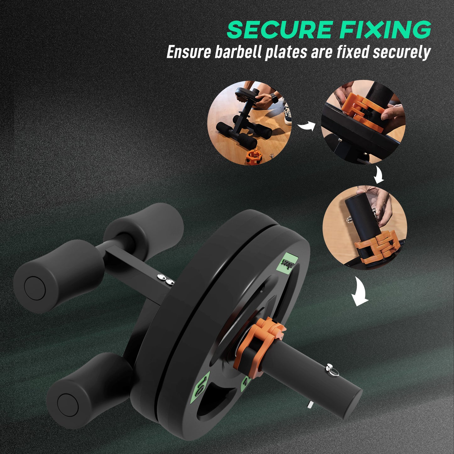 Tib Bar with 2 x 10kg Olympic Weight Plates, Tibialis Trainer Calf Raise Machine for Shin Splints and Knee Pain Relief