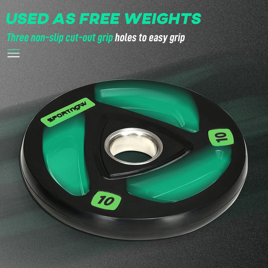 Tib Bar with 2 x 10kg Olympic Weight Plates, Tibialis Trainer Calf Raise Machine for Shin Splints and Knee Pain Relief