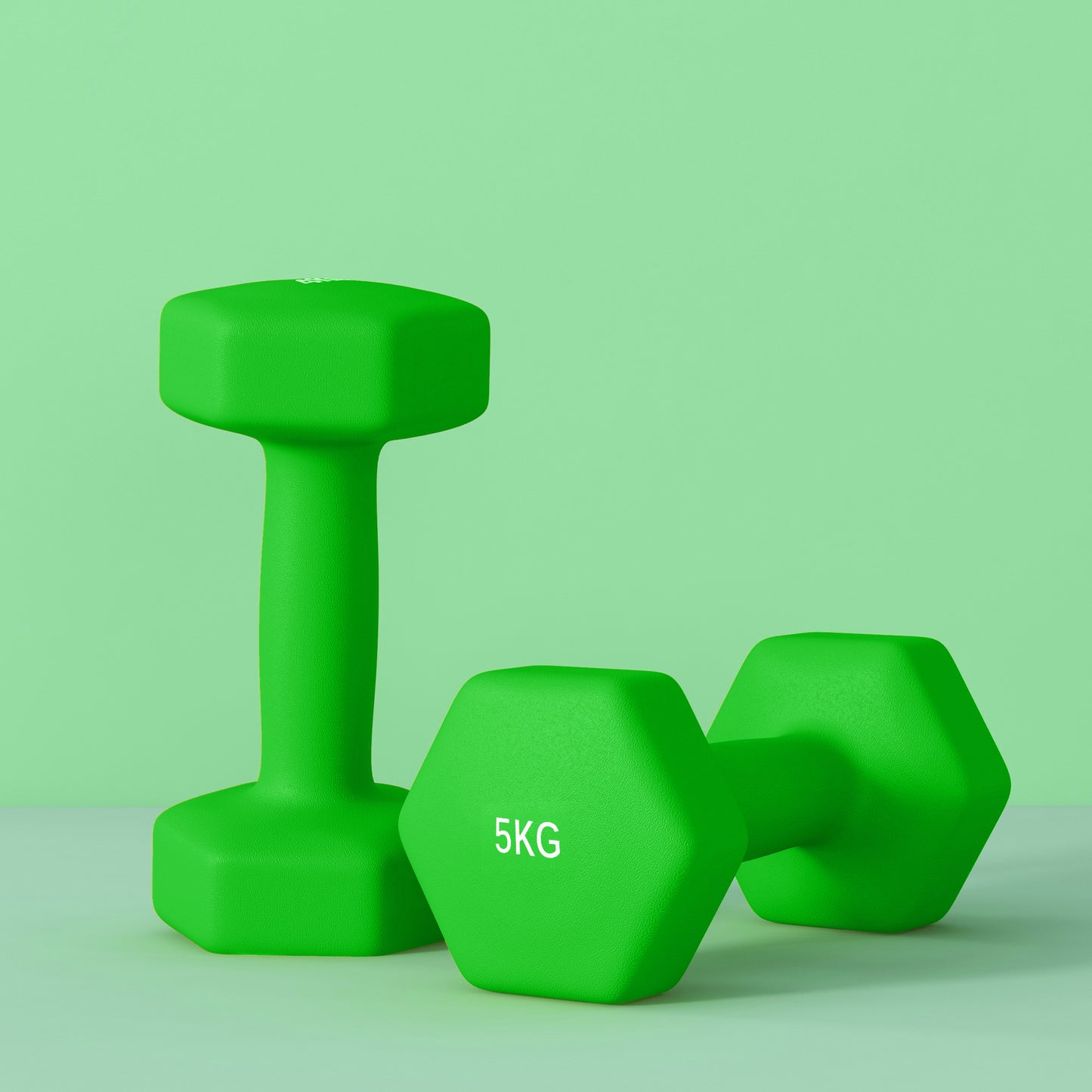 Set of 6 Hex Dumbbells, Weights Pair with Non-Slip Grip