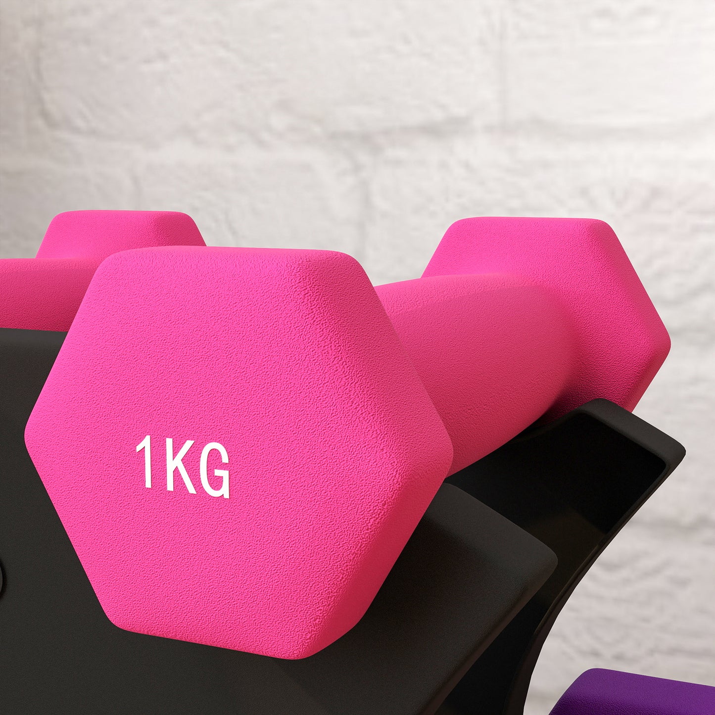Dumbbells Set with Dumbbell Rack