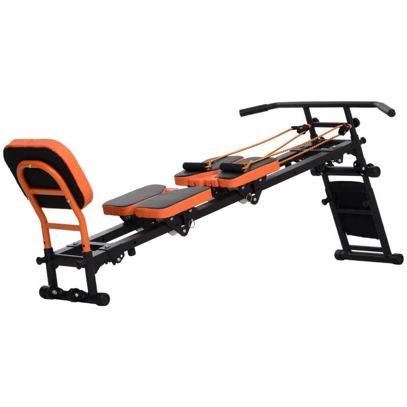 Flat or Incline Home Gym Equipment with Adjustable Push Up Stand
