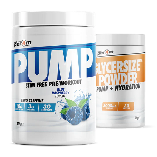 Per4m Pump Stim Free Pre Workout with Glycersize™