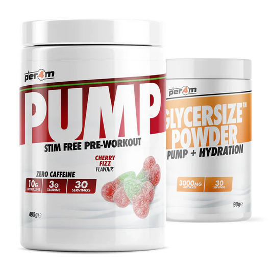 Per4m Pump Stim Free Pre Workout with Glycersize™