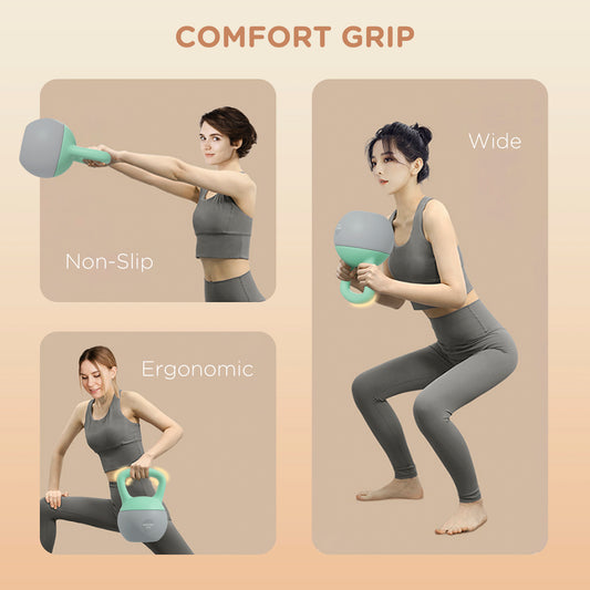 6KG Kettlebell, Soft Kettle Bell with Non-Slip Handle