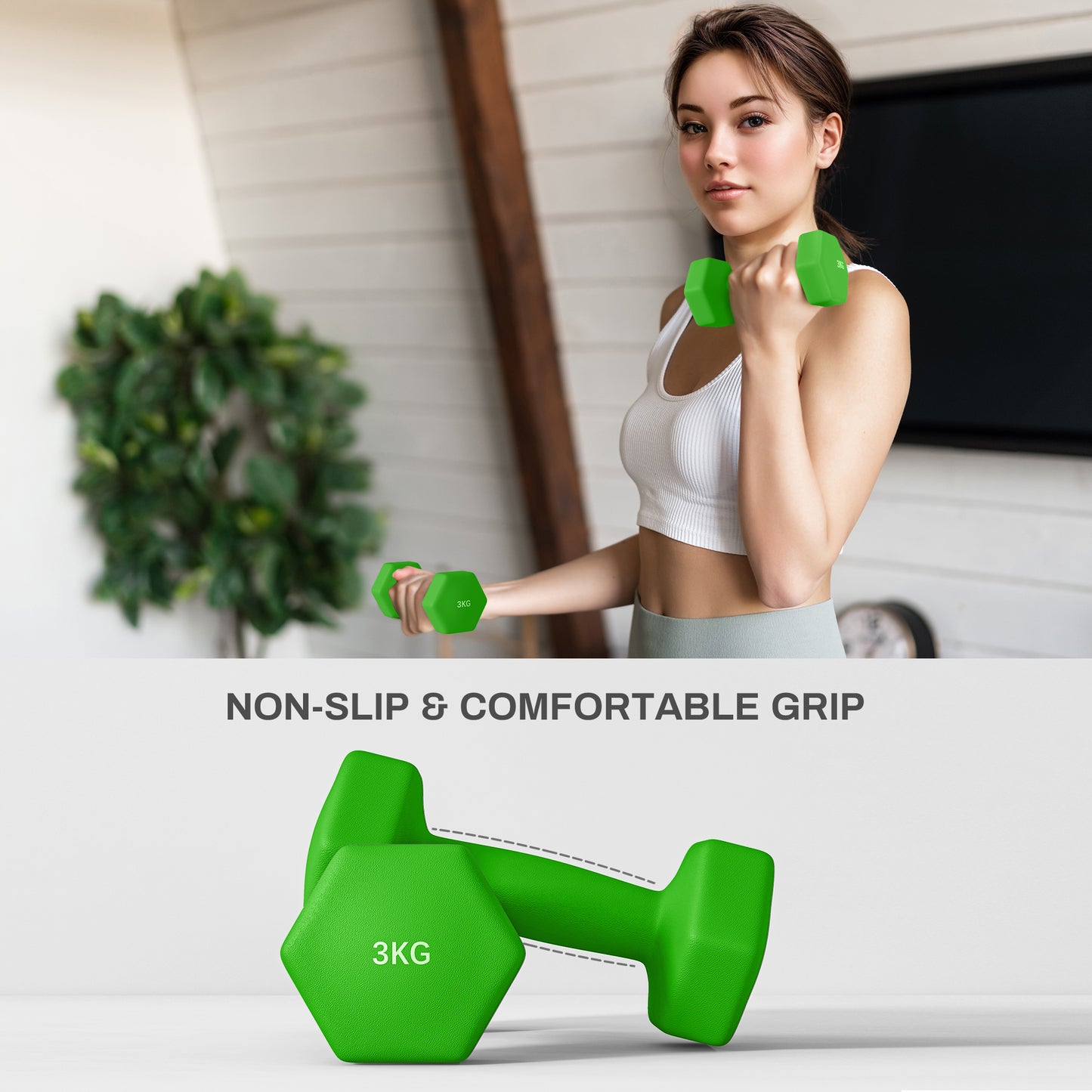 Dumbbells Set with Dumbbell Rack