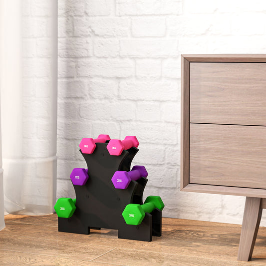 Dumbbells Set with Dumbbell Rack