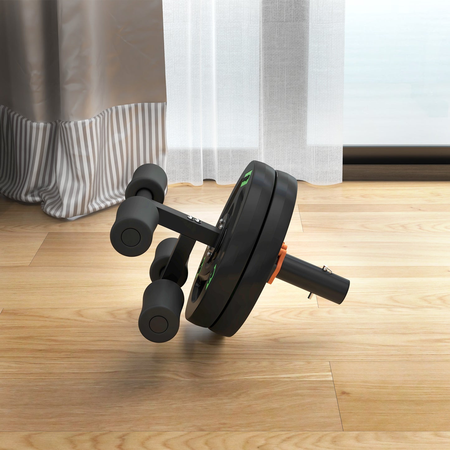 Tib Bar with 2 x 10kg Olympic Weight Plates, Tibialis Trainer Calf Raise Machine for Shin Splints and Knee Pain Relief